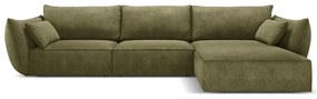 Divano angolare verde (angolo destro) Vanda - Mazzini Sofas