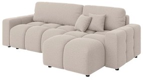 Divano angolare beige allungabile (con composizione variabile) Luki – Ropez