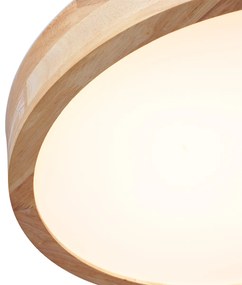 Plafoniera scandinava in legno 40 cm con LED dimmerabile - Pecker