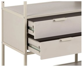 Libreria grigia 114x78x35 cm Seaford - Actona