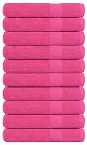 Asciugamani Per Sauna 10 Pz Rosa 80x200 Cm 360 G/m² 100% Cotone /