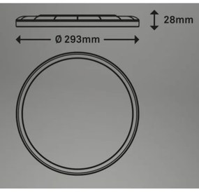 Briloner 7079-015 - Luce LED dimmerabile SLIM LED/18W/230V 2700-6500K + +TC