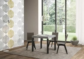 Tavolo Allungabile Everyday P.90 - Versatile e Elegante, 90X140/244 cm Everyday / Cemento