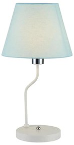Lampada da tavolo YORK 1xE14/60W/230V bianco/blu