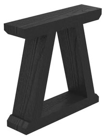 Gamba per mobili ASCHIERI DE PIETRI V-MINI in legno naturale satinato L 40 x P 10 x H 38 cm