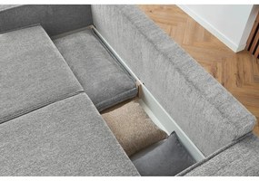 Divano letto grigio chiaro Emile - Bobochic Paris