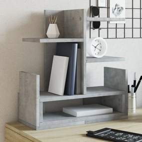 Organizer Scrivania Grigio Cemento 49x20x52,5 Cm Multistrato /