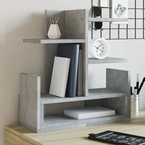 Organizer Scrivania Grigio Cemento 49x20x52,5 Cm Multistrato /