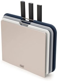 Set di 3 taglieri e coltelli con supporto Nest Plus - Joseph Joseph