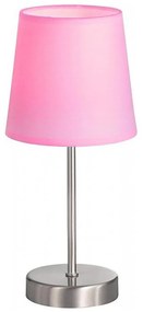 Wofi 832401949000 - Lampada da tavolo CESENA 1xE14/42W/230V rosa