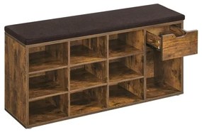 Scarpiera VOREN marrone/nero