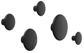 Muuto - Dots Quercia Set di 5 Nero Muuto