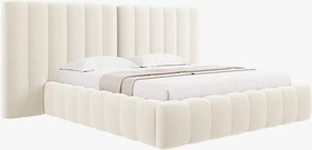 Letto Kelp T in velluto - 140x200 cm