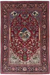 Kashan Tappeto 130 x 210 (Iran) Annodato A Mano