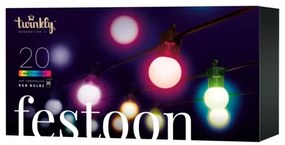 Twinkly TWF020STP-BEU - LED RGB da esterno catena decorativa 20xLED 14m IP44 Wi-Fi