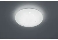 Plafoniera Moderna IP44 Led Dimmerabile Achat 50 cm Bianco Trio Lighting