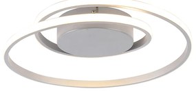 Plafoniera design acciaio LED dimm 3 livelli - KRULA