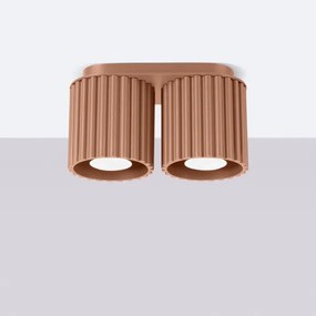 Sollux SL.1805 - Faretto AURA 2xGU10/10W/230V marrone