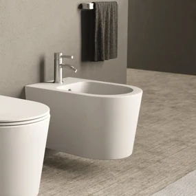 Bidet Sospeso Alice Ceramica "Form" Bianco Lucido