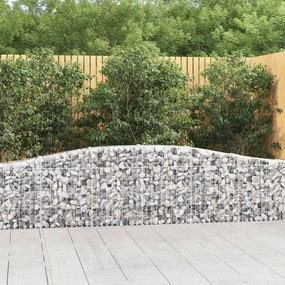 Cesti Gabbioni Ad Arco 9 Pz 400x30x60/80 Cm Ferro Zincato /