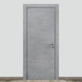 Porta battente Naos grigio L 60 x H 210 cm reversibile