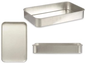 Pentola per arrosto Argentato Alluminio (26 x 6,5 x 41 cm)