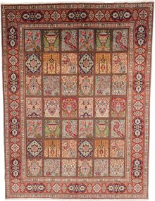 Tabriz Tappeto persiano 390x290 (Iran) Annodato A Mano