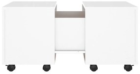 Tavolino da Salotto Bianco 60x60x38 cm in Legno Multistrato