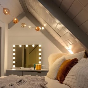 Brilagi - Specchio trucco LED dimmerabile HOLLYWOOD 15W 3000-6500K