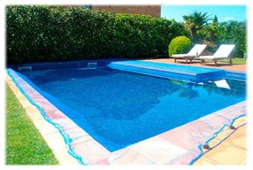 Copertura per piscina Fun&amp;Go Leaf Pool Azzurro (6 x 6 m)