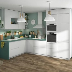 Pannello per isola cucina DELINIA ID Tokyo L 183.6 x H 76.8 cm bianco opaco