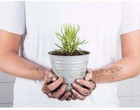 Vaso in metallo ø 14 cm - Esschert Design