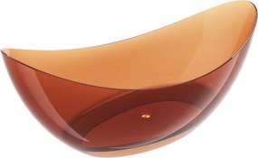 Mexen Vea earth vasca da bagno freestanding trasparente 180 x 80 cm, tappo cromato - 58091808005