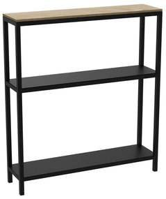 Portaoggetti da bagno 67x60 cm nero