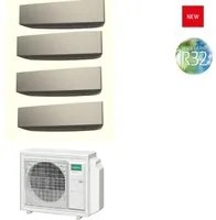 Climatizzatore Condizionatore General Fujitsu Trial Split Inverter KETA Silver 7+7+7+7 btu con AOHG30KBTA4 R-32 7000+7000+7000+7000 Wi-Fi Optional - Novita