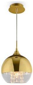 Maytoni P140-PL-110-1-G - Lampadario a sospensione con filo FERMI 1xE27/60W/230V oro