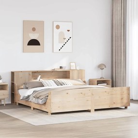 Giroletto Senza Materasso 180x200 Cm İn Legno Massello Di Pino /