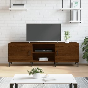 Mobile Porta Tv Rovere Marrone 150x30x50cm İn Legno Multistrato /
