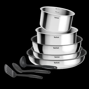 Tefal - Set di pentole 9 pezzi INGENIO COOK in acciaio inox