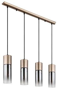 Globo 21000-4HCA - Lampadario a sospensione su cavo ANNIKA 4xE27/25W/230V