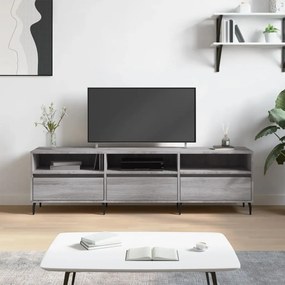 Mobile Porta Tv Grigio Sonoma 150x30x44,5 Cm Legno Multistrato /
