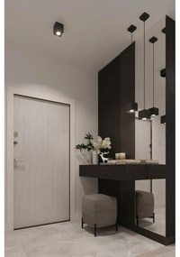 Lampada da parete nera Geo - Sollux