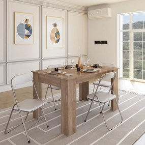 Tavolo da Pranzo Allungabile Fino a 190 cm Aragona Tavolino Consolle Salotto Salone 190 x 78 x 90 cm Colore Rovere