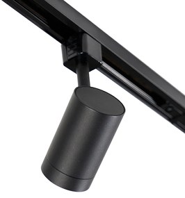 Sistema a binario intelligente nero monofase 10 luci incl. Wifi GU10 - Jeana