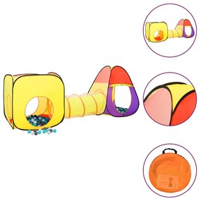 Tenda Da Gioco Per Bambini 250 Palline Multicolore 255x80x100cm /