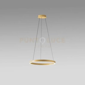 Criseide s/p - lampadario a sospensione oro 1 luce led 3000k 3100lm...