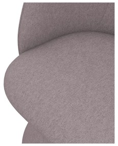 Sedia da pranzo lavanda in imbottito Maia – Makamii