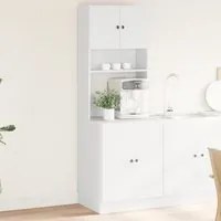 Mobile da Cucina Bianco 60x50x180 cm Legno Multistrato 3276637