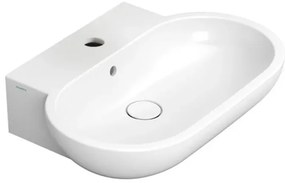 Lavabo da appoggio 65 cm linea Mirto con piletta click clack inclusa