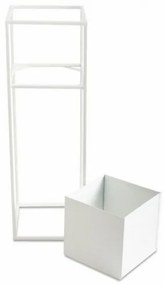 Portafiori 70x24 cm bianco